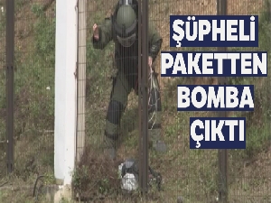 Ümraniye'de şüpheli paketten bomba çıktı