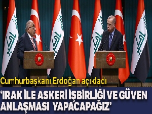 Cumhurbaşkanı Erdoğan-Abdulmehdi ortak basın toplantısı düzenledi