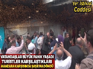 İstiklal Caddesi'ni arılar bastı