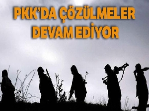 Terör örgütü PKK'da çözülmeler devam ediyor