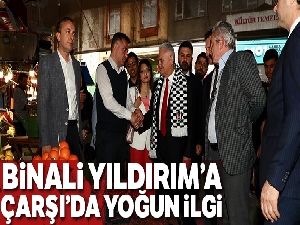 Binali Yıldırım'a Beşiktaş'ta yoğun ilgi