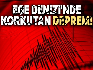 Ege Denizi'nde korkutan deprem! (İzmir'de deprem mi oldu?)
