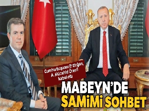 Cumhurbaşkanı Erdoğan, A. Mücahid Ören'i kabul etti