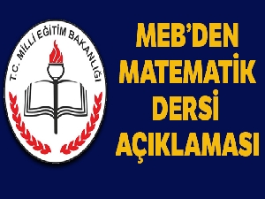 MEB'den açıklama: Matematik zorunlu ders