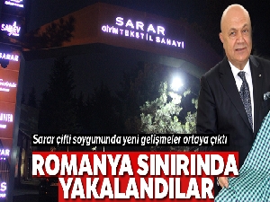 Sarar çifti soygununda yeni gelişmeler