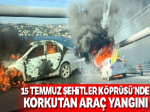 15 Temmuz Şehitler Köprüsü'nde önce aracını ateşe verdi, sonra köprüden atladı