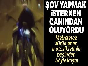 Dolmabahçe Tüneli'nde tek teker kazası kamerada