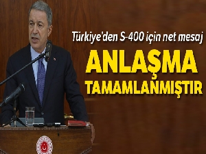 Bakan Akar: S-400 için personelimiz eğitim almaya başladı