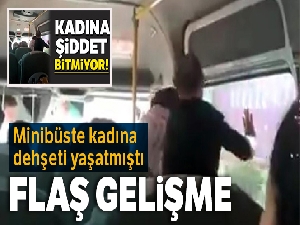 Minibüste kadına şiddet olayının zanlısı yakalandı
