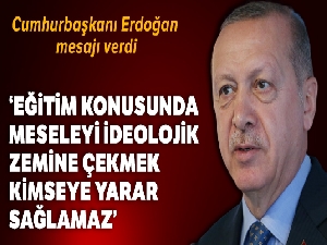 Cumhurbaşkanı Erdoğan, eğitim çalışanları ile iftar programında bir araya geldi