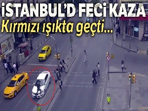 Şişli'de feci kaza kamerada
