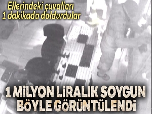 Alanya'da 1 milyon liralık kuyumcu soygunu güvenlik kameralarına yansıdı
