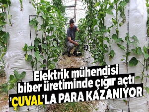 Elektrik mühendisi, serasında 'Çuval'la para kazanıyor