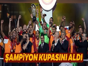 Galatasaray, 22. şampiyonluk kupasını aldı