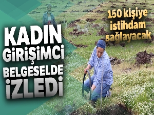 Kadın girişimci Türkiye'nin en büyük ipek böceği üretimi için dut bahçesi kurdu