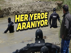 Suya düşen genci arama çalışmaları devam ediyor
