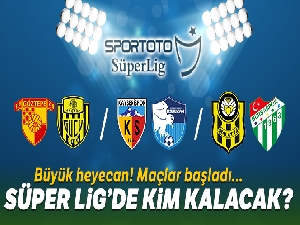 Göztepe Süper Lig'de kaldı, Bursaspor ve BB Erzurumspor veda etti