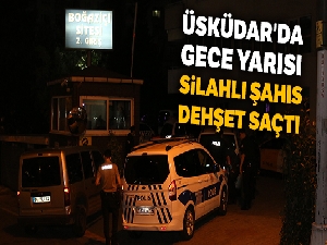 Üsküdar'da gece yarısı pompalı tüfek dehşeti