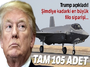 Trump Japonya'nın yeni F-35 planlarını açıkladı
