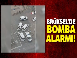 Brüksel'de bomba ihbarı