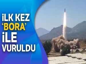 Hakurk'taki terör hedefleri yerli ve milli füzeyle vuruldu