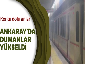 Ankaray'da dumanlar yükseldi