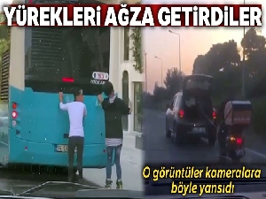 İstanbul'da tehlikeli yolculuklar kamerada