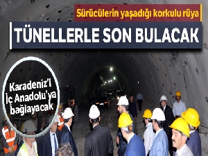 Kırkdilim'de sürücülerin yaşadığı korkulu rüya tünellerle son bulacak