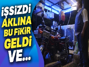 Seyyar tezgahına güneş enerjisi sistemi kurdu