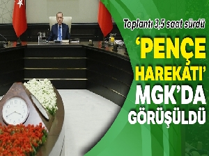 MGK, 'Pençe Harekâtı'nı masaya yatırdı