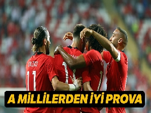 A Millilerden iyi prova: Türkiye 2-0 Yunanistan