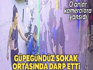 Beşiktaş'ta bir turist birlikte yürüdüğü Türk kız arkadaşlarından birini darp etti
