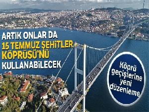 İstanbul'da köprü geçişlerine yeni düzenleme
