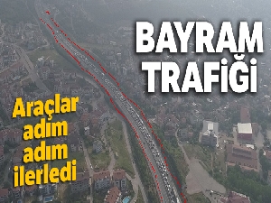 TEM Otoyolunda bayram trafiği