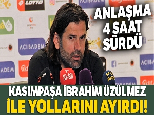 Kasımpaşa İbrahim Üzülmez ile yollarını ayırdı