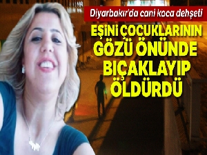 Diyarbakır'da cani koca dehşeti