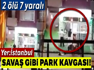 Bağcılar'da savaş gibi park kavgası: 2 ölü, 7 yaralı