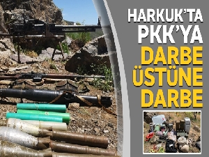 Pençe Harekatı'nda PKK'nın sığınakları imha ediliyor