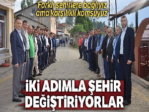 İki adımla şehir değiştiriyorlar