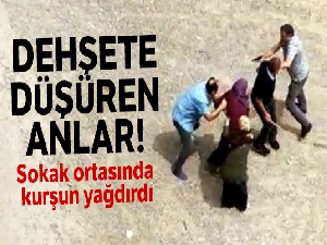 Sokak ortasından akrabalarına kurşun yağdırdı!