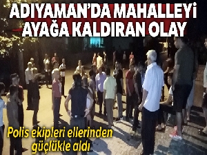 Mahalle sakinlerinden hırsıza meydan dayağı