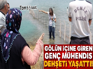 Nişanlısından ayrılan mühendis gölde intihar girişiminde bulundu