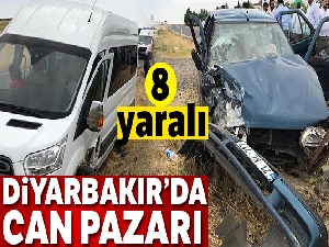 Diyarbakır'da can pazarı: 4'ü çocuk 8 yaralı