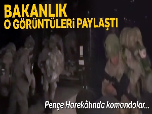 Bakanlıktan Pençe Harekatı paylaşımı