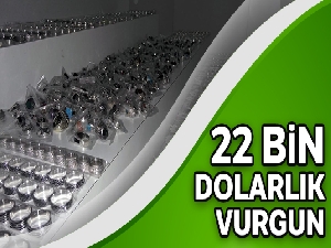 22 bin dolar değerinde altın ve gümüş çalan şüpheli yakalandı
