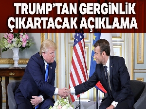 ABD Başkanı Trump: 'Macron ile İran konusunda fikirlerimiz aynı'