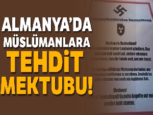 Almanya'da Müslümanlara tehdit mektubu