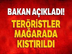 Bakan Soylu: Tunceli'de 5 terörist bir mağarada kıstırıldı