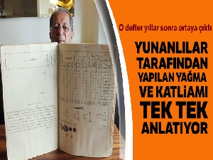 Bursa'yı yakıp yıkan Yunanlıların verdiği zararları anlatan resmi defter ortaya çıktı