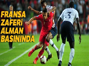 Alman medyası Türkiye'nin Fransa karşısındaki zaferine geniş yer ayırdı